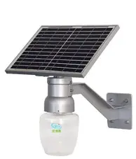 Integrated solar Wall Street lamps